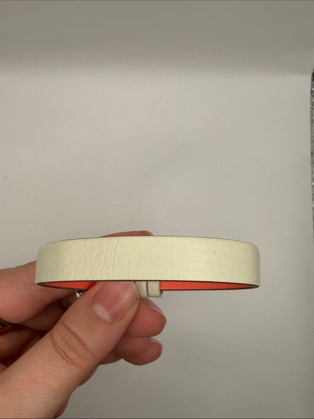 Keep Collective - Elegant Cream Leather Bracelet